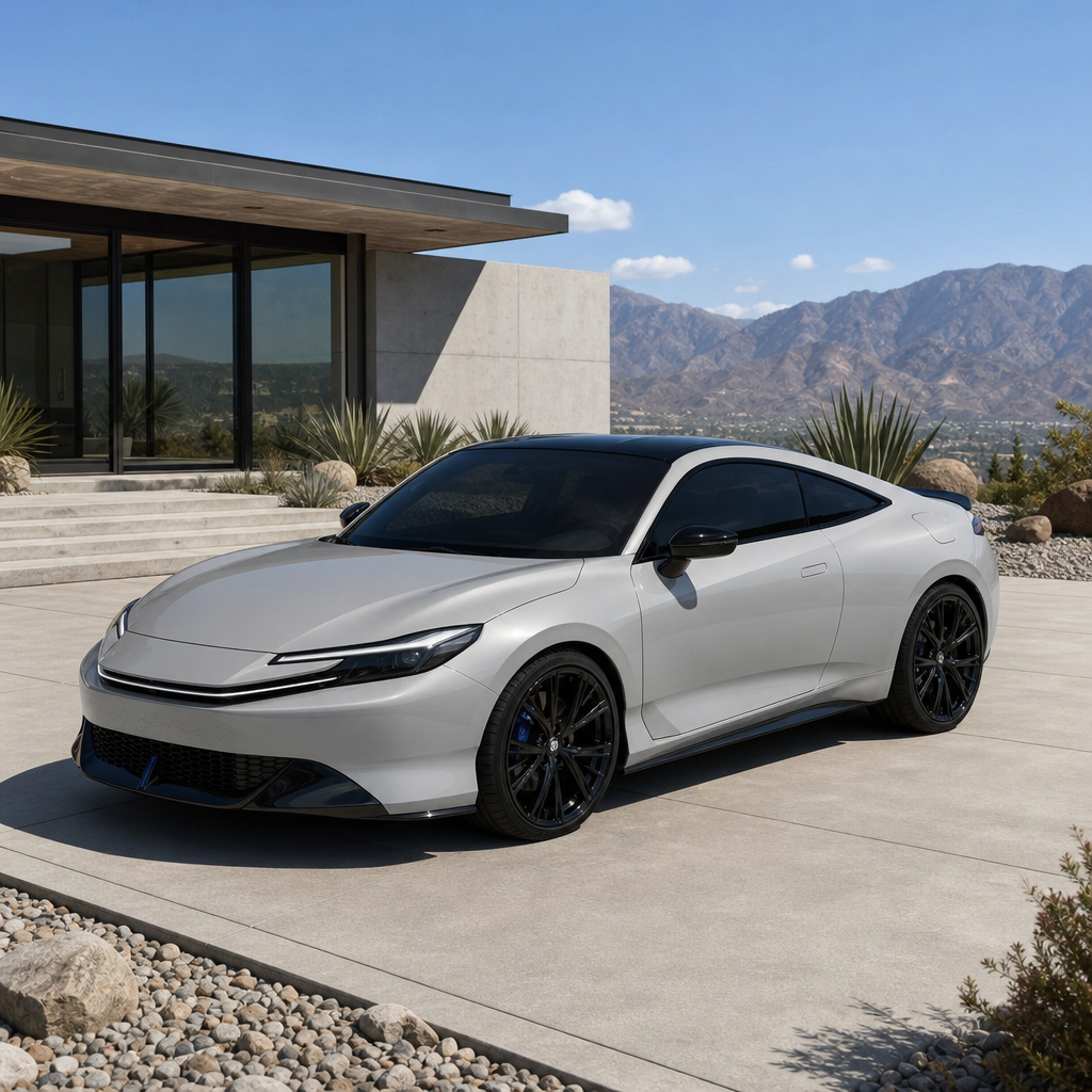 2026 Honda Prelude 2-Tone — Winter Frost Pearl W/crystal Black Roof